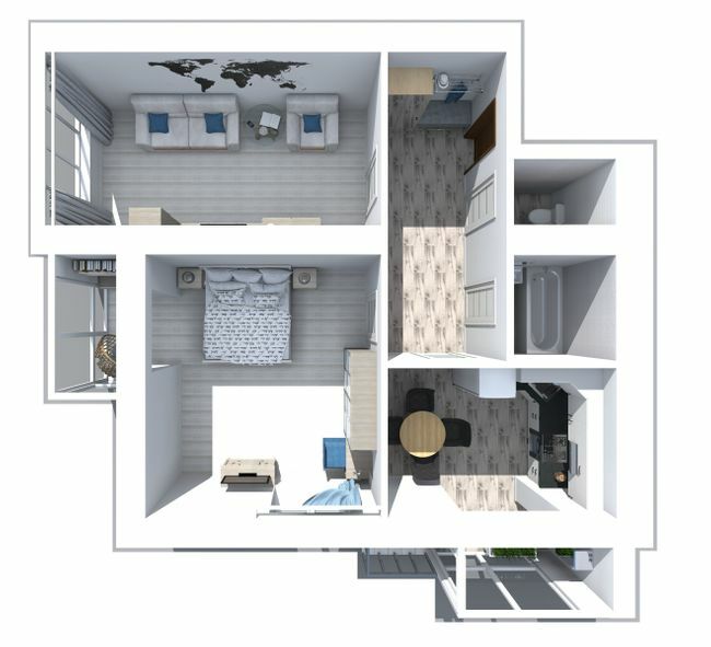 2-кімнатна 69.9 м² в ЖК Living Park "Нова Будова-2" від 29 850 грн/м², с. Мукша Китайгородська