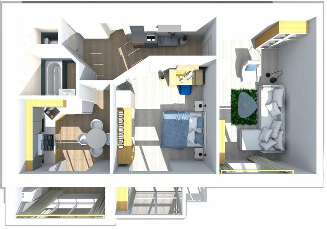 2-кімнатна 70.7 м² в ЖК Living Park "Нова Будова-2" від 29 850 грн/м², с. Мукша Китайгородська