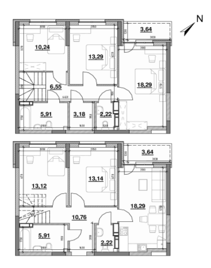Двухуровневая 130.4 м² в ЖК OK`LAND от 27 069 грн/м², Киев