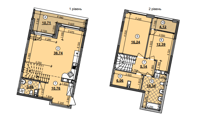 Двухуровневая 108.66 м² в ЖК Great от 31 365 грн/м², Киев