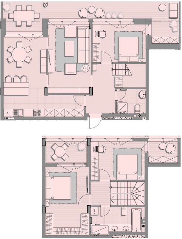 Дворівнева 131.4 м² в ЖК Luxberry lakes & forest від 32 550 грн/м², смт Козин