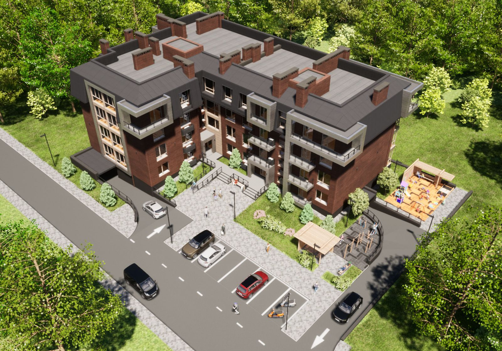 ЖК Парковий Дім, Чернівці, ул. Авиационная, 2г