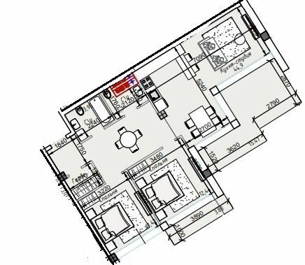 3-кімнатна 83.59 м² в ЖК ITown від 45 900 грн/м², Одеса