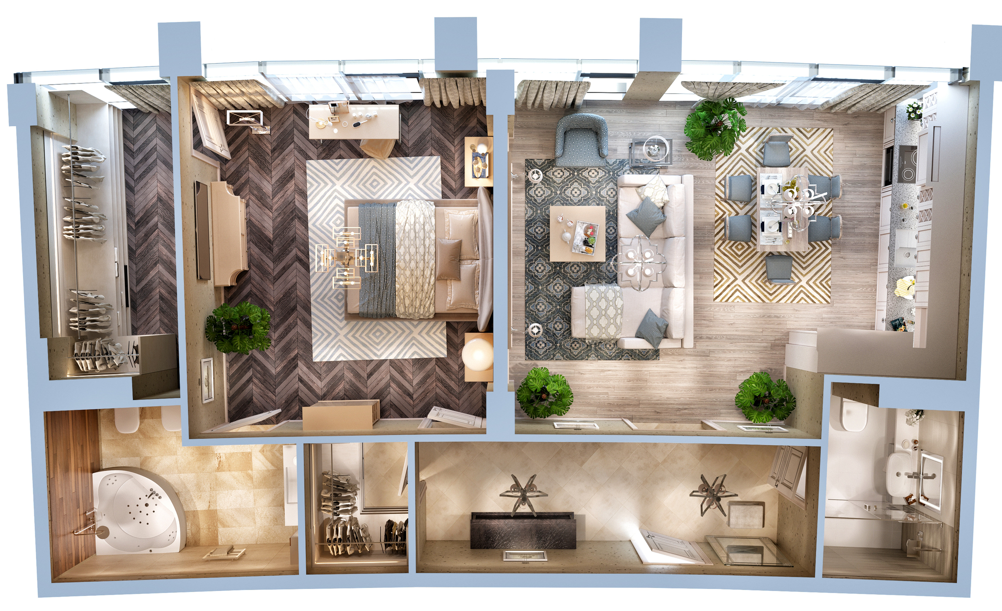3-кімнатна 88.48 м² в ЖК Авторський район від 38 150 грн/м², с. Фонтанка