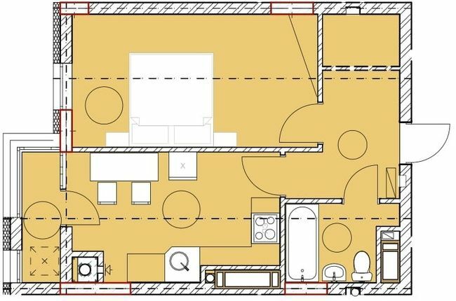 1-кімнатна 40.28 м² в ЖК Комфорт Плюс від 18 500 грн/м², м. Дубляни