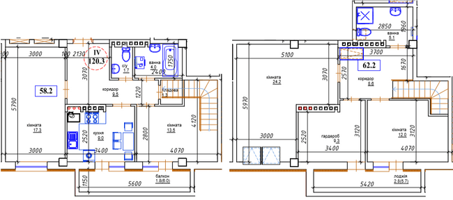 Двухуровневая 120.3 м² в ЖК ЯневБуд от 10 550 грн/м², пгт Ивано-Франково