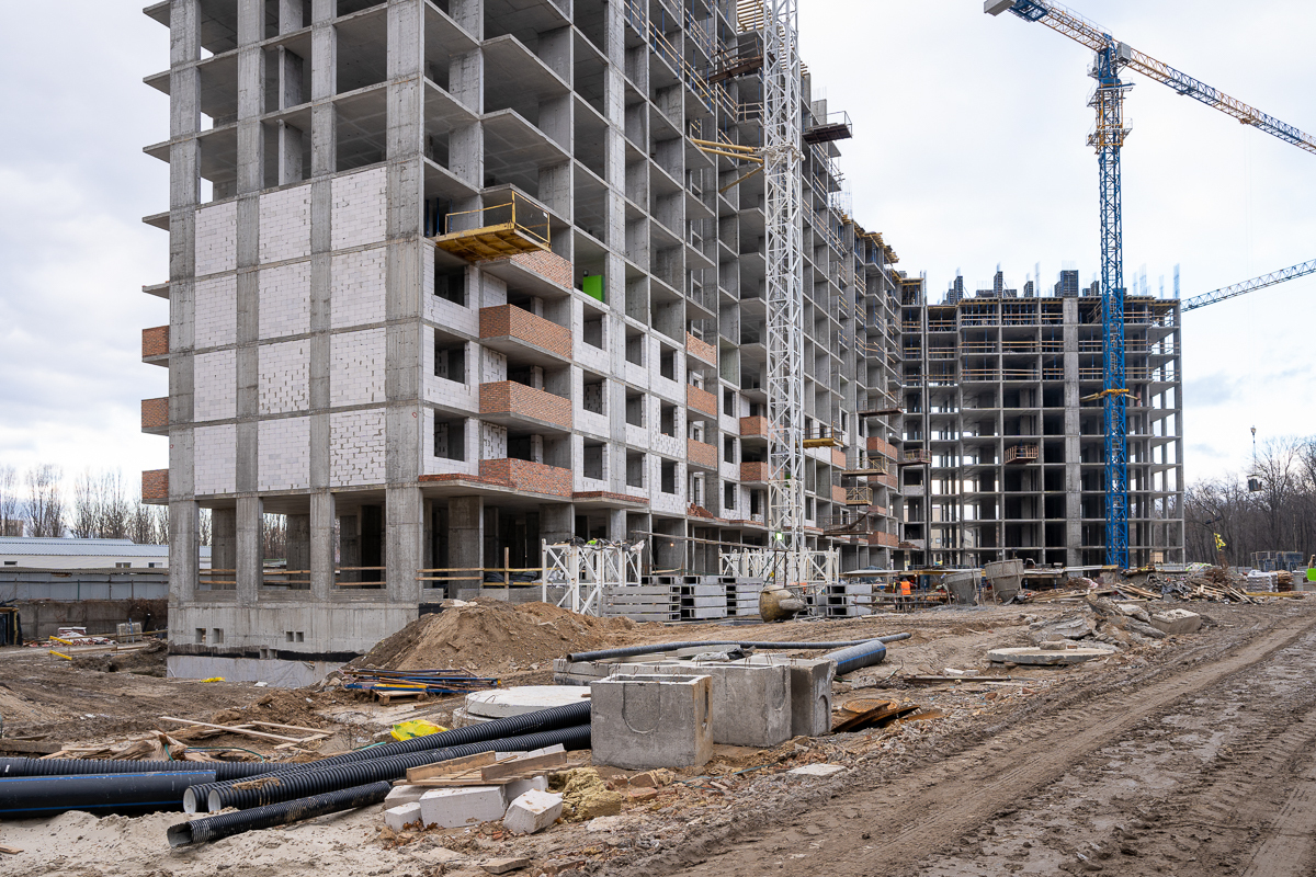 Хід будівництва ЖК Теремки, лист, 2021 рік