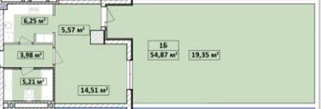 1-комнатная 54.87 м² в ЖК Capital Tower от 27 000 грн/м², Чернигов