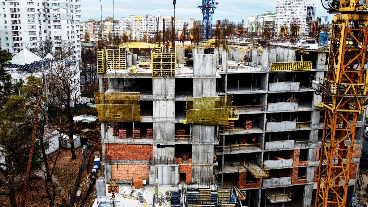 Хід будівництва ЖК Chalet, жовт, 2021 рік