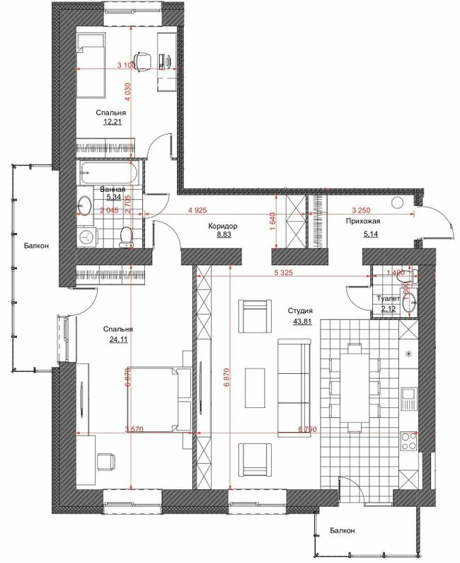 3-кімнатна 120 м² в ЖК Oasis від 21 550 грн/м², м. Кременчук
