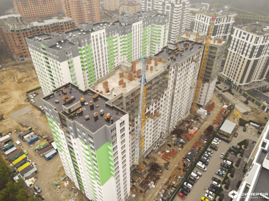 Хід будівництва ЖК City Park, груд, 2021 рік