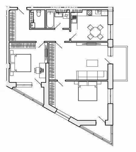 3-комнатная 89.81 м² в ЖК на вул. Коновальця от 17 000 грн/м², Тернополь