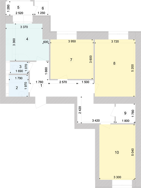 3-комнатная 91.2 м² в ЖК Голосеевская Долина от 30 300 грн/м², Киев