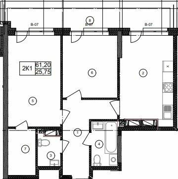 2-кімнатна 61.2 м² в ЖК Olympic Park від 28 000 грн/м², Київ