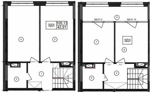 Дворівнева 105.13 м² в ЖК Olympic Park від 28 000 грн/м², Київ