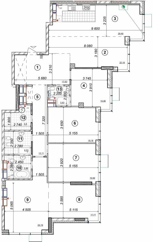 5+ кімнат 201.5 м² в ЖК RiverStone від 86 200 грн/м², Київ