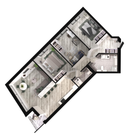 3-комнатная 93.9 м² в ЖК Grand Tower от 27 550 грн/м², Днепр
