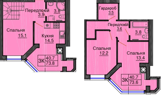 Двухуровневая 73.8 м² в ЖК Sofia Nova от 30 000 грн/м², с. Новоселки