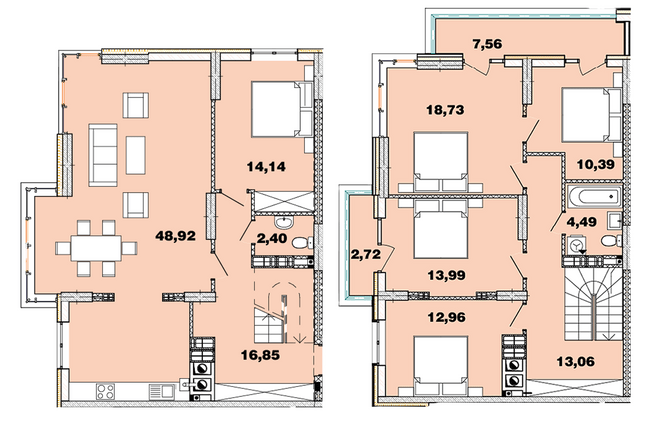 Двухуровневая 160.53 м² в ЖК Crystal Avenue от 25 000 грн/м², с. Петропавловская Борщаговка