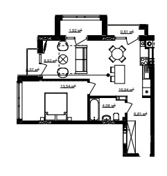 1-кімнатна 53.2 м² в ЖК на вул. Капушанська, 150 від 16 800 грн/м², Ужгород