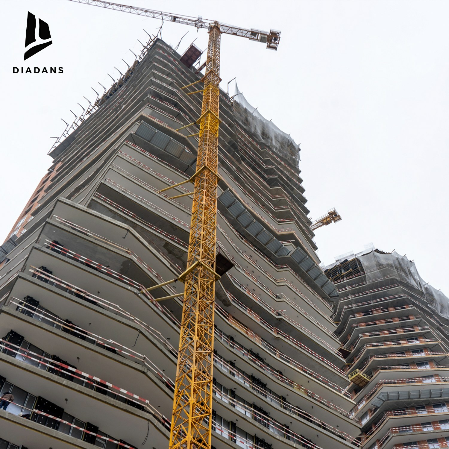 Хід будівництва ЖК Diadans, січ, 2022 рік
