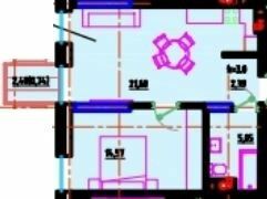 1-кімнатна 44.25 м² в ЖК Простір на Літературній від 38 350 грн/м², Одеса