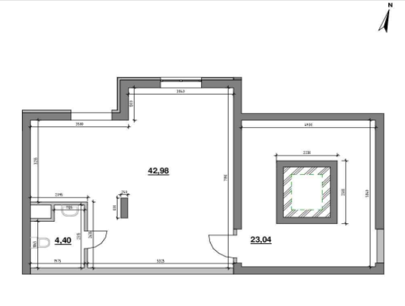 Помещение свободного назначения 70.42 м² в ЖК Америка от 24 570 грн/м², Львов