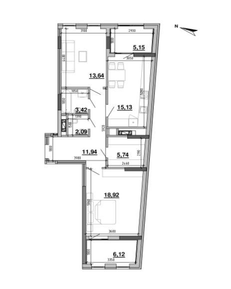 2-комнатная 82.15 м² в ЖК Містечко Підзамче от 26 821 грн/м², Львов