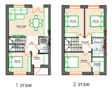 Таунхаус 100.09 м² в Таунхауси ELEGANT від 34 069 грн/м², м. Ірпінь