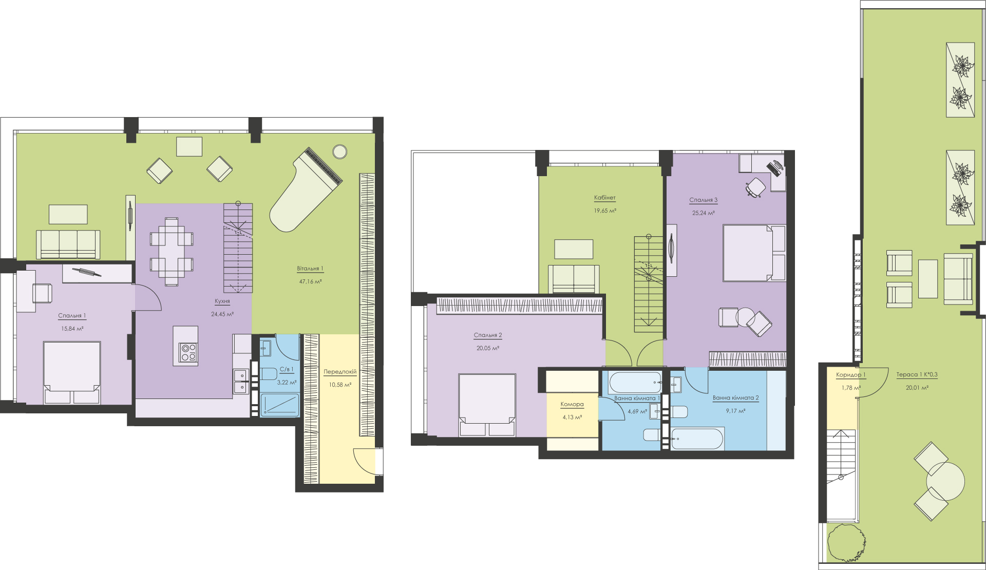 Двухуровневая 221.57 м² в ЖК Новый Подол от 72 435 грн/м², Киев