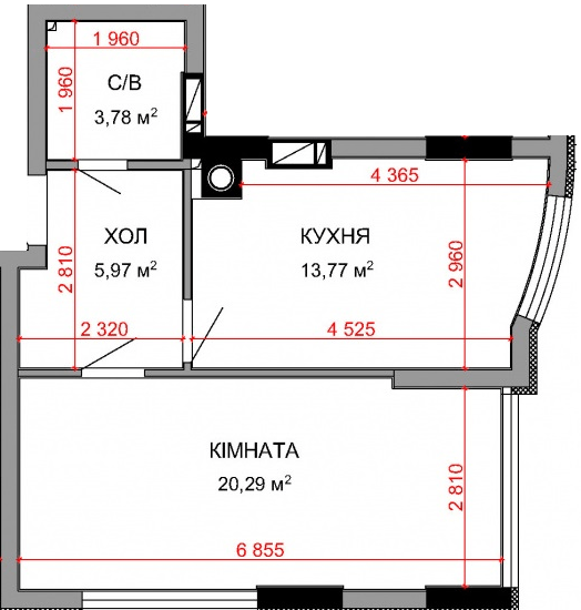 1-кімнатна 43.81 м² в ЖК Royal Park від 33 750 грн/м², м. Ірпінь