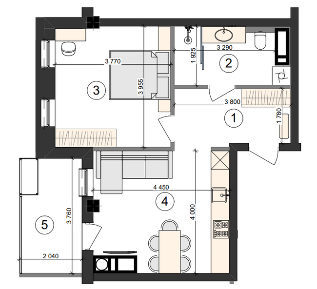 1-комнатная 49.41 м² в ЖК Shatilov Park от 40 700 грн/м², Харьков