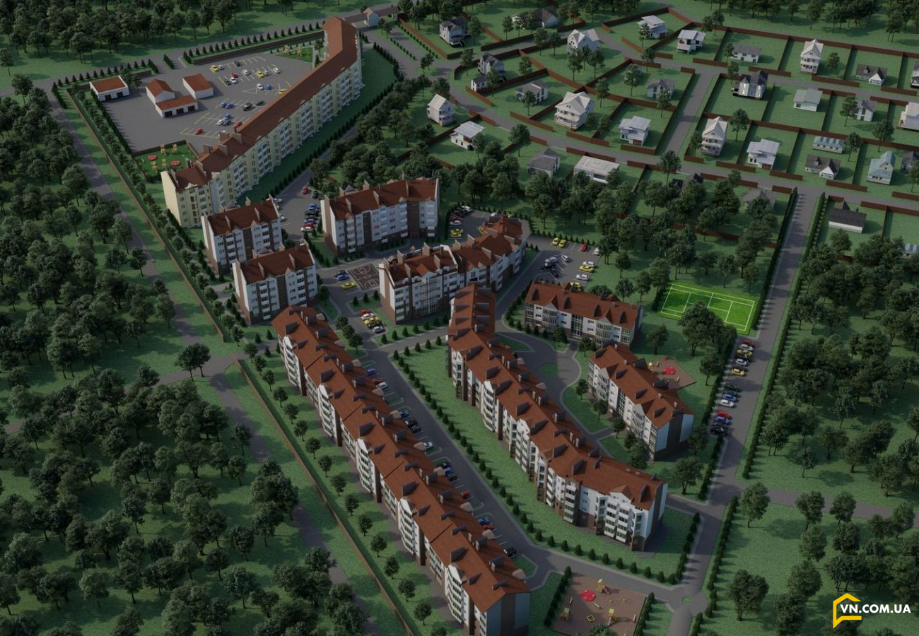 1-кімнатна 42.3 м² в ЖК Гранд Віллас від 27 000 грн/м², смт Ворзель