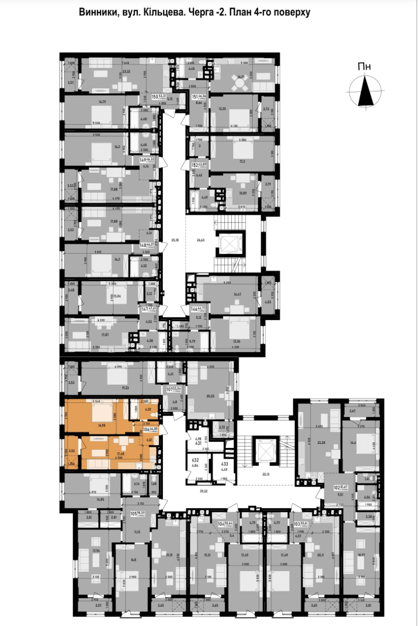 1-комнатная 46.38 м² в ЖК Весняний от 37 810 грн/м², г. Винники