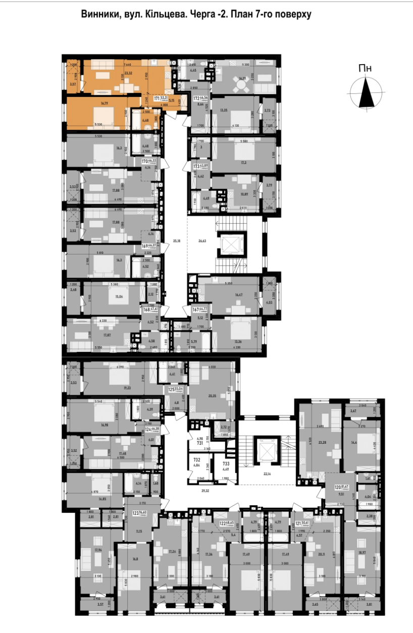 1-комнатная 53.31 м² в ЖК Весняний от 37 810 грн/м², г. Винники