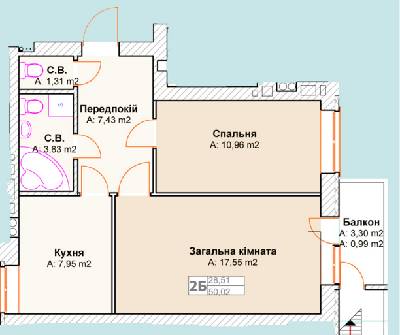 Двухкомнатные в ЖК Талисман