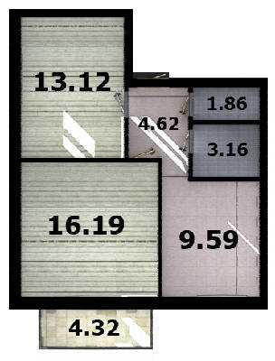 2-кімнатна 49.84 м² в ЖК Ідея від 13 500 грн/м², с. Гнідин