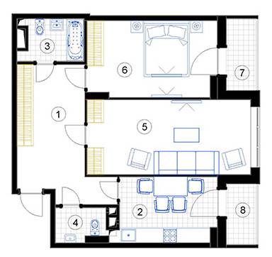 2-комнатная 77.1 м² в ЖД на ул. Евгения Коновальца (Щорса), 36Е от 32 300 грн/м², Киев