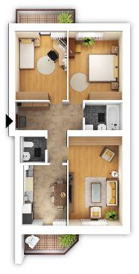 3-кімнатна 71.48 м² в ЖК Петрівський квартал від 15 000 грн/м², с. Святопетрівське