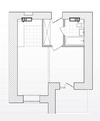 1-кімнатна 43.13 м² в ЖК Акварелі-2 від 15 500 грн/м², м. Вишневе