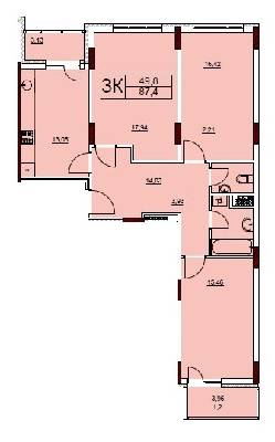 3-комнатная 87.4 м² в ЖК Велика Британія от 16 500 грн/м², Львов