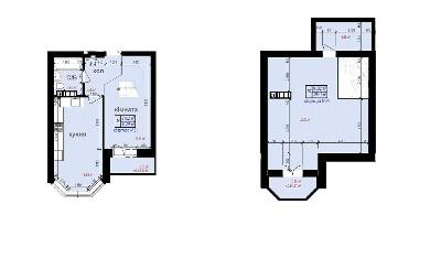Дворівнева 81.02 м² в ЖК Desna residence від забудовника, с. Зазим`я