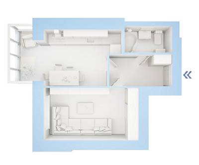 1-кімнатна 38.53 м² в ЖК Фаворит від забудовника, м. Ірпінь