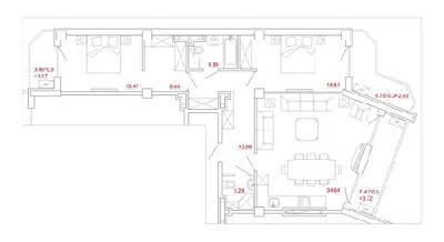 2-кімнатна 99.27 м² в ЖК Міконос від забудовника, Одеса