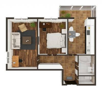 2-комнатная 58.37 м² в ЖК Контраст от 14 500 грн/м², г. Ирпень
