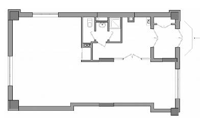 Помещение свободного назначения 59.72 м² в ЖК Adamant от застройщика, Киев