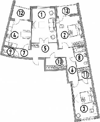 3-кімнатна 185 м² в ЖК CARDINAL від 41 000 грн/м², Київ