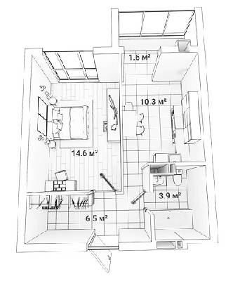 1-кімнатна 36.9 м² в ЖК Сяйво 2 від 17 000 грн/м², м. Ірпінь