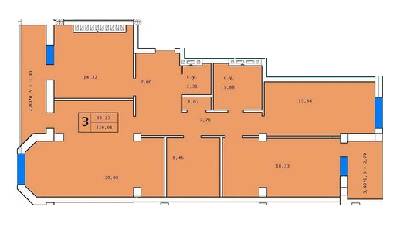 3-кімнатна 116.61 м² в ЖК English house від 23 400 грн/м², с. Крижанівка