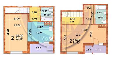 5+ комнат 91.85 м² в ЖК на бул. Чоколовский, 27Б от застройщика, Киев